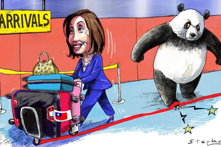 Panda angry at Pelosi Taiwan visit